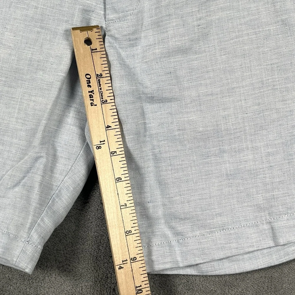UNTUCKit Shorts Mens 30 Blue St. Julien Linen Blend Chino 9 Inseam Casual Summer